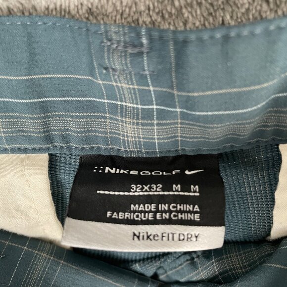 Nike Golf Performance Pants Mens 32 x 32 Plaid Dri-FIT Stretch Polyester Blend - Picture 3 of 8